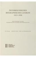 Osterreichisches Biographisches Lexikon 1815-1950, 68. Lieferung: Valentinotti Stefan - Vogel Von Frommershausen Karl(68 Osterreichisches Biographisches Lexikon 1815-1950)