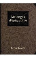 Mélanges d'épigraphie