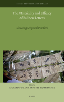 Materiality and Efficacy of Balinese Letters