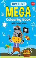 My Blue Mega Colouring book