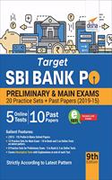 Target Sbi Bank Po Preliminary & Main Exam - 20 Practice Sets + Past Papers (2019-15)