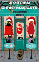 A million christmas cats coloring book
