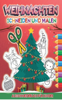 Weihnachten Ausschneidbuch für Kinder