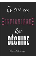 Je Suis une Infirmière qui Déchire Carnet de notes: Carnet de note de 120 pages pour les Infirmières cadeaux pour un ami, une amie, un collègue ou un collègue, quelqu'un de la famille