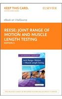 Joint Range of Motion and Muscle Length Testing - Elsevier eBook on Vitalsource (Retail Access Card)