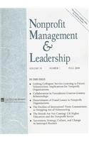 Nonprofit Management & Leadership, Volume 19, Number 1