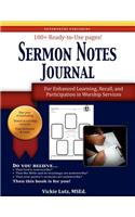 Sermon Notes Journal