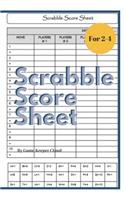 Scrabble Score Sheet