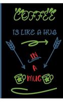Coffee is like a hug in a mug