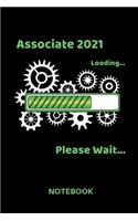 Associate 2021: Lined Notebook - Journal Diary - A5 Format - Lined Pages