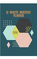 12 Month Monthly Planner