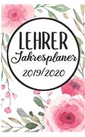Lehrer Jahresplaner 2019 / 2020: Lehrerkalender 2019 2020 - Lehrerplaner A5, Lehrernotizen & Lehrernotizbuch für den Schulanfang