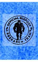 Official Bigfoot Research Team: Great and Versatile Journal with a Bigfoot Theme.