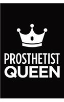 Prosthetist queen: Blank lined novelty office humor themed notebook to write in: With a practical and versatile wide rule interior
