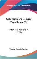Coleccion de Poesias Castellanas V1