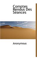 Comptes Rendus Des S Ances