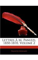 Lettres M. Panizzi, 1850-1870, Volume 2