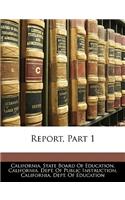 Report, Part 1