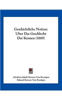 Geschichtliche Notizen Uber Das Geschlecht Der Kernen (1869)