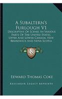 A Subaltern's Furlough V1