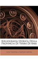 Bibliografia Storica Della Provincia Di Terra Di Bari