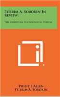 Pitirim A. Sorokin in Review