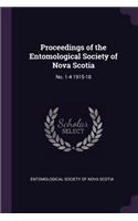 Proceedings of the Entomological Society of Nova Scotia: No. 1-4 1915-18