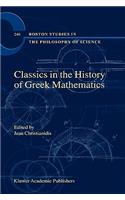 Classics in the History of Greek Mathematics