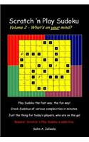 Scratch 'n Play Sudoku: What's on your mind?