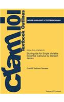 Studyguide for Single Variable Essential Calculus by Stewart, James