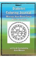 Diabetes Coloring Journal - Manage Your Blood Sugar While You Color