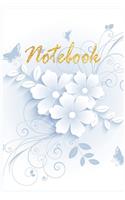 Beautiful Composition Notebook Modern Florals - College Ruled