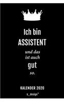 Kalender 2020 für Assistenten / Assistent