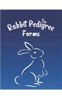 Rabbit Pedigree Forms: Keep Records of your Bunnies' Family Trees with 30 Easy-to-Use Three Generation Pedigree Templates: Just Fill in the Information / Great for 4H or S