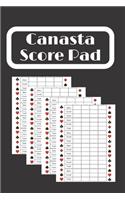 Canasta Score Pad: Canasta Score Sheet Book - Scorebook of 120 Score Sheet Pages For Canasta Games - Canasta for ScoreKeeping - Canasta Scoring record notepad - Canast