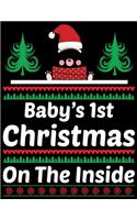 Baby's 1st Christmas on the inside