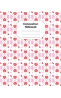 Hearts Composition Notebook