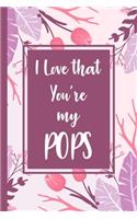 I love that you're my pops