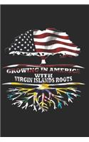Virgin Islands Notebook: Virgin Islands Notebook - college book - diary - journal - booklet - memo - composition book - 120 sheets - Dot Grid paper 6x9 inch
