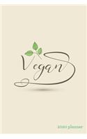 Vegan 2020 Planner