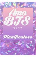 Amo BTS Pianificatore: Per gli eserciti, Jungkook, Jimin, Jimin, V Taehyung, Suga, Jin, RM, J-Hope, Happiness, Love yourself, Kpop Lovers, Idol, Fake Love, Pages: 150 Dime