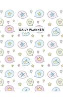 Low Vision Undated 90 Day Daily Planner Large Print