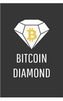 Bitcoin Diamond Notebook: Lined Journal, 120 Pages, 6 x 9, Affordable Cryptocurrency, Blockchain Crypto Gift Journal Matte Finish