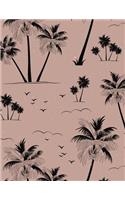 Palm Tree Notebook: Coconut Tree Journal Book Ruled Lined Page For Kids Girl Boy Women Men Writer Traveler Great For Writing Diary College Record Note Pad Bird Summer P(3 Palm Tree Notebook)