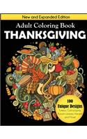 Thanksgiving Adult Coloring Book