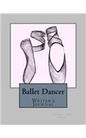 Ballet Dancer Pointe Shoe Writing Diary Journal