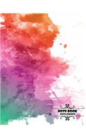 Notebook DOT&GRAPH: Oil paint Artist Cover, Extra large (8.5 x 11) inches, 110 pages, White paper, bullet55p and grap55p(2 Oil Paint Artist)