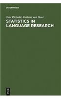 Statistics in Language Research