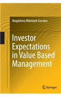 Investor Expectations in Value Based Management