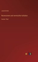 Recensionen und vermischte Aufsätze